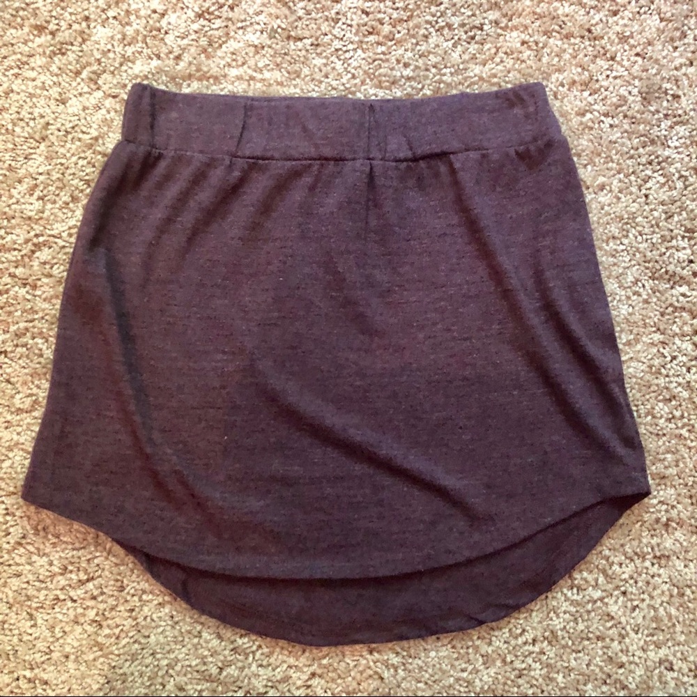 Chaser cotton burgundy skirt NWOT